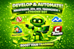 develop and automate ninjatrader, mt4 mt5, tradingview strategy and ctrader bot