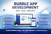 create bubble web app bubble mvp app bubble io saas app bubble developer