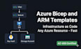 create azure bicep arm templates and deploy your cloud infra like docker