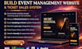 build event management website with ticket sales system