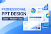 design modern professional powerpoint presentation ppt slides