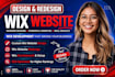 design wix webiste wix website redesign wix website design wix development