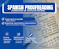 proofreading and editing of texts