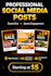 modern and eye catching instagram post design