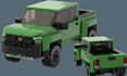 custom lego moc, 3d lego model, car, minifigure with bricklink XML and PDF guide