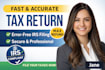 file accurate tax returns fast with maximum refund