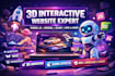 create 3d interactive website hero with threejs webgl gsap nextjs wix r3f glsl