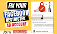 fix your facebook ad account and business manager