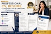 create professional resume CV create linkedin optimize build cover letter design