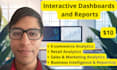 create interactive dashboards that reveal key insights excel, csv, json, sql