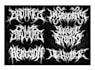 design logo death metal style