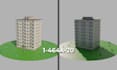 create game geady low poly buildings in blender