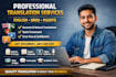 translate books articles newspapers script