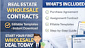 provide wholesale purchase and assignment contracts