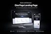 design and develop a professional one page landing page