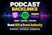 build your brand authority with podcast backlinks
