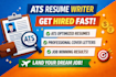 write ats optimized resume CV that gets you hired fast