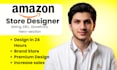 design amazon brand storefront, ebc a plus content, product listing image