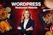 design restaurant website on wordpress with online ordering