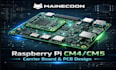 design raspberry pi cm4 cm5 carrier board and pcb professionally