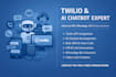 integrate twilio SMS, whatsapp API and ai chatbot