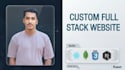 build website development full stack developer, front end backend web developer