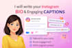write engaging instagram bio and captions