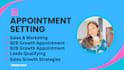 be your b2b appointment setter and b2b sales manager