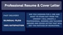 write a professional resume and cover letter
