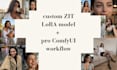 train a custom z image lora model and pro comfyui workflow