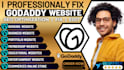 fix godaddy website, redesign godaddy, setup godaddy website, godaddy migration