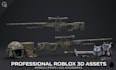 create high quality roblox 3d models, props and ugc items
