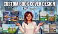create a professional amazon KDP book cover design