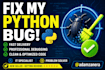 fix bugs in your python code