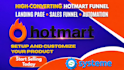 create mockups and hotmart pages to boost your digital sales, systeme io setup