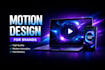 create professional motion graphics animation