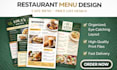 design modern restaurant menu, food menu, cafe menu design digital menu