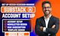 substack account setup manage substack newsletter design substack email template