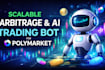 professionaly develop polymarket bot arbitrage bot ai trading bot with dashboard