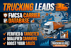 provide active trucking leads and fmcsa carrier database