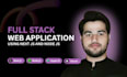 develop full stack web application using next js and node js