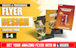 create attractive flyer design for your brand or event