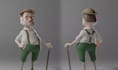 3d character rigging blendshape animate cc4 rig facial rig c4d rig model