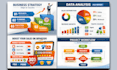 design business infographic, data visualization, flow chart, amazon image graph