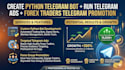 create a python telegram bot run telegram ads forex traders telegram promotion