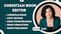 copy edit proofread format christian book daily devotional memoir self help lulu