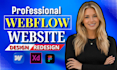 design, redesign webflow website for business, develop webflow, fix webflow