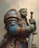 create epic warhammer 40k style illustration and grimdark character art