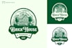 design beautiful masonry, building logo with satisfaction guaranteed