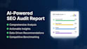 provide an ai powered SEO audit report with actionable fix recommendation
